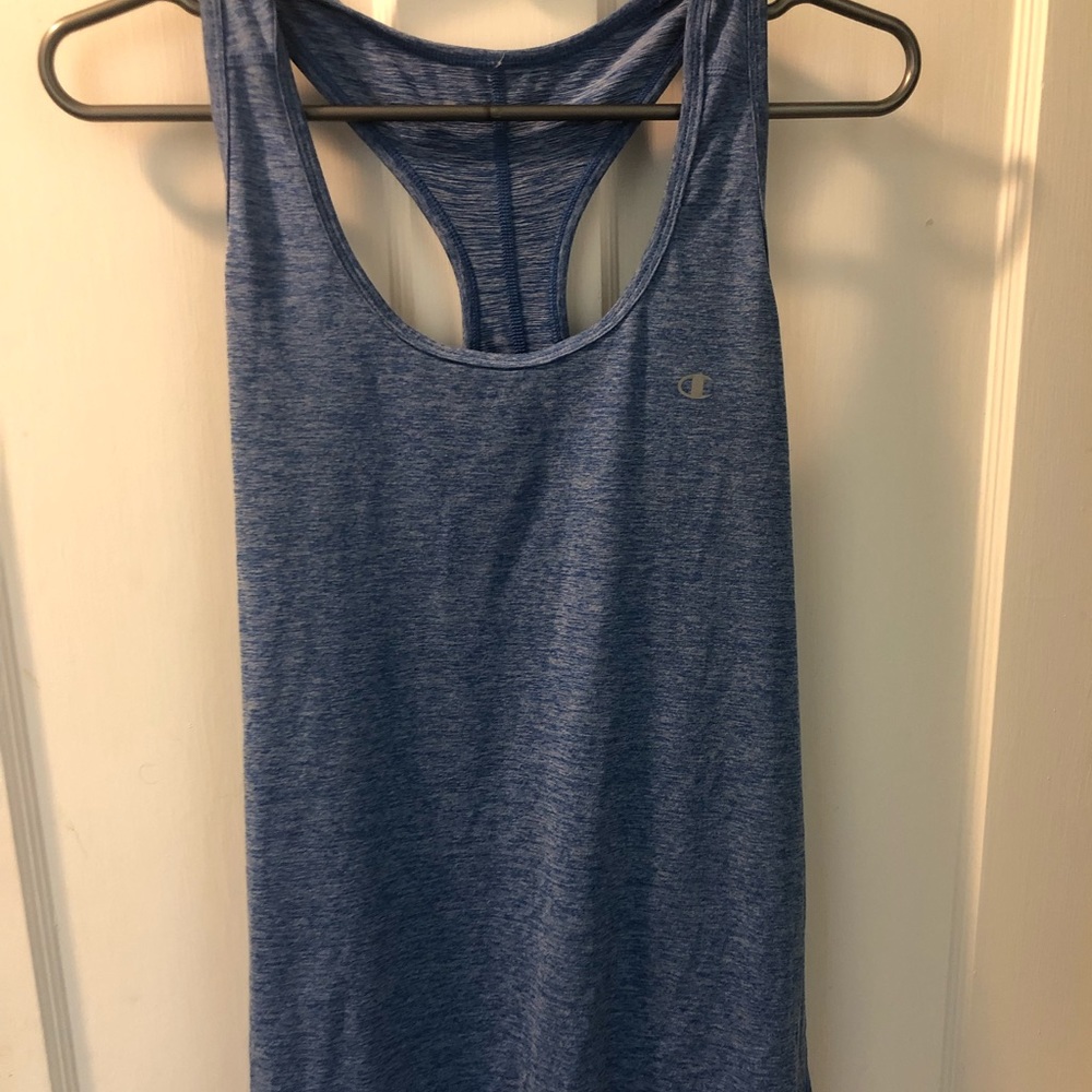 Blue Champion tank top, women’s medium